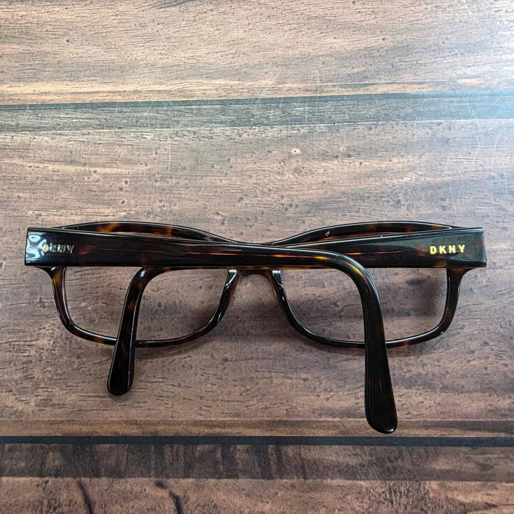 DKNY‎ DY 4684 3702 Dark Tortoise Shell Rectangular Eyeglasses Frames 53-17-140